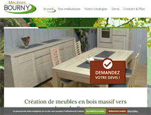 Tablet Screenshot of meubles-agencement-39.com